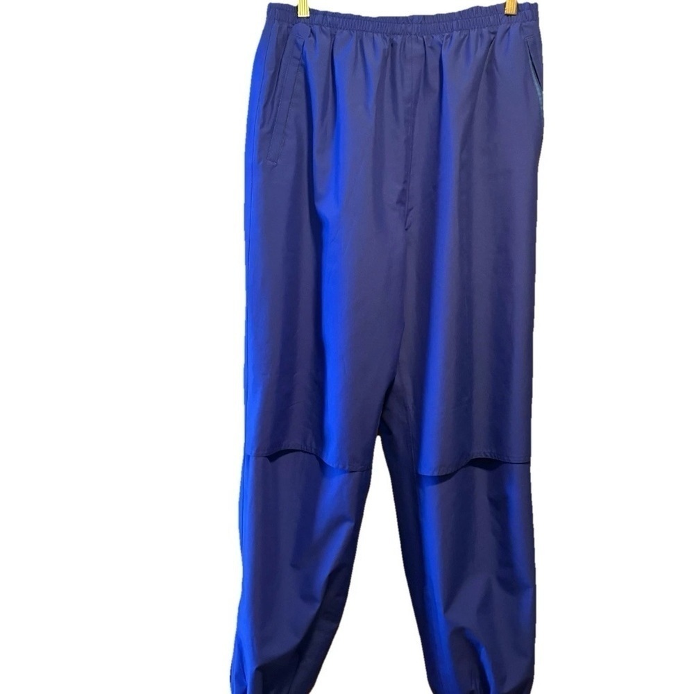Vintage Saucony Gore Tex Small Water Resistant Pants Elastic Waist Zip Pockets L - Picture 3 of 13